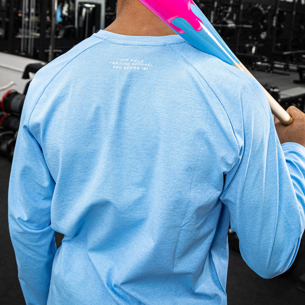 Diamond Tech Long Sleeve - Cotton Candy Blue