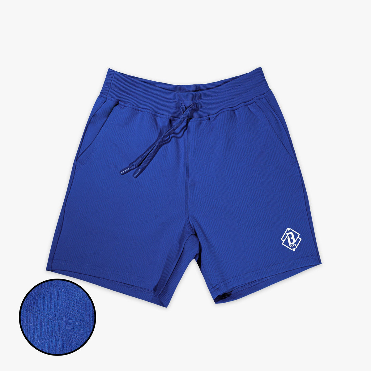 Diamond Tech Jacquard Shorts - Royal Blue