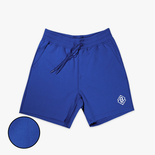 Diamond Tech Jacquard Shorts - Royal Blue