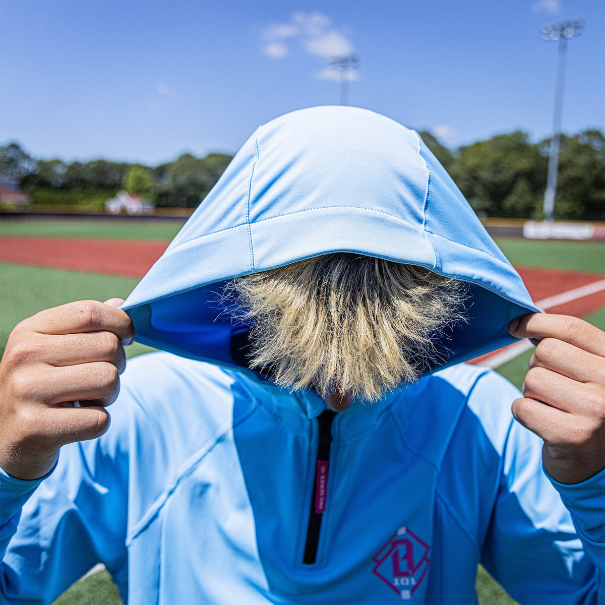Diamond Tech Scuba Hoodie - Cotton Candy