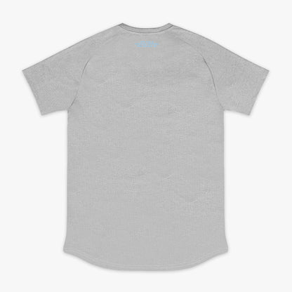 Diamond Tech Youth Tee - Gray/Light Blue