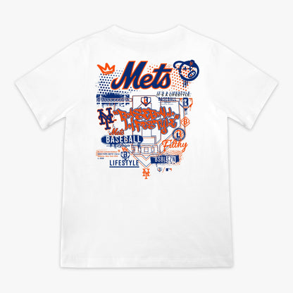New York Mets Drip Youth Tee