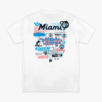 Miami Marlins Drip Tee
