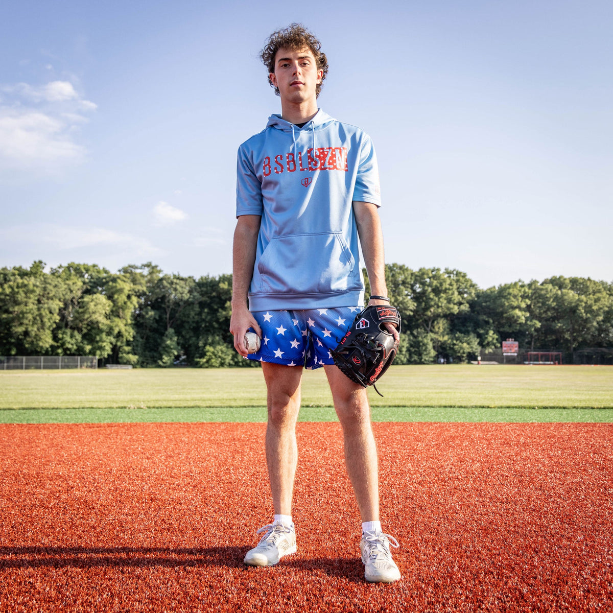 BSBL-SZN Short Sleeve Hoodie V2 - Freedom