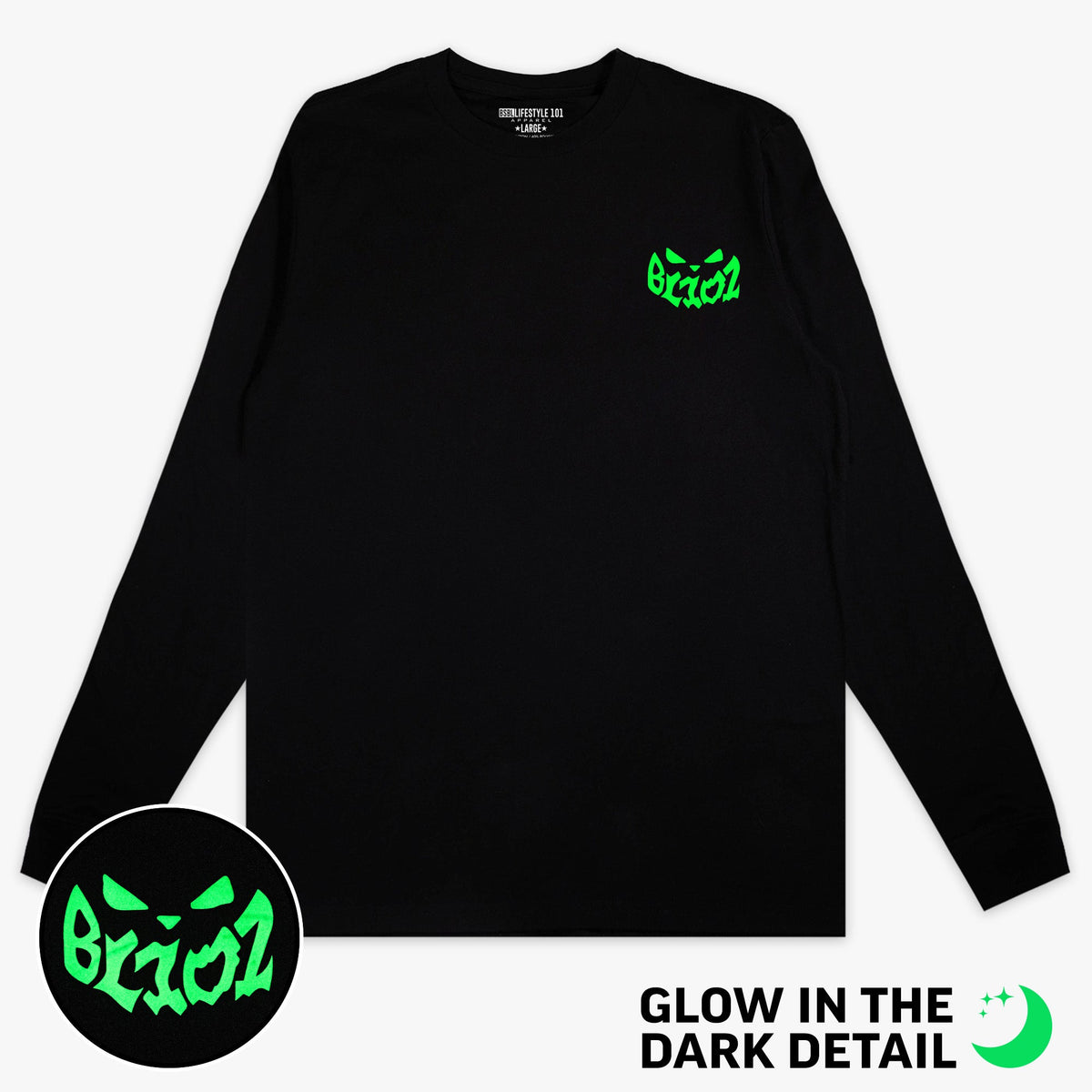 Jack O' Lantern Team Youth Long Sleeve Tee
