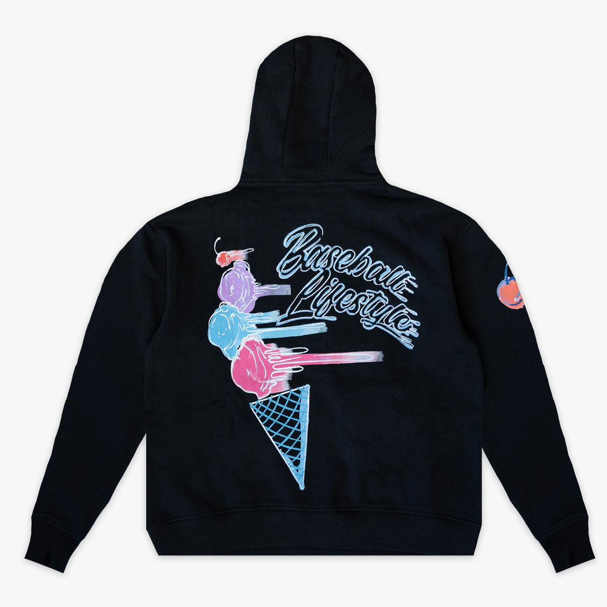 Fastball Scoops Youth Hoodie - Black