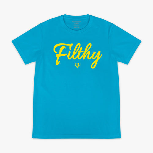 Filthy Tee - Blue/Yellow