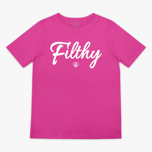 Filthy Youth Tee - Pink/White
