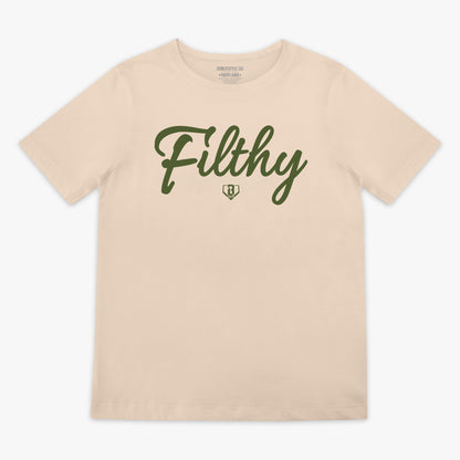 Filthy Tee - Bone/Green