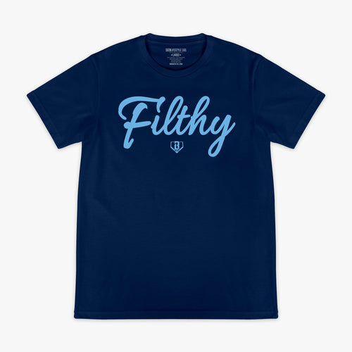 Filthy Tee - Navy/BL Blue