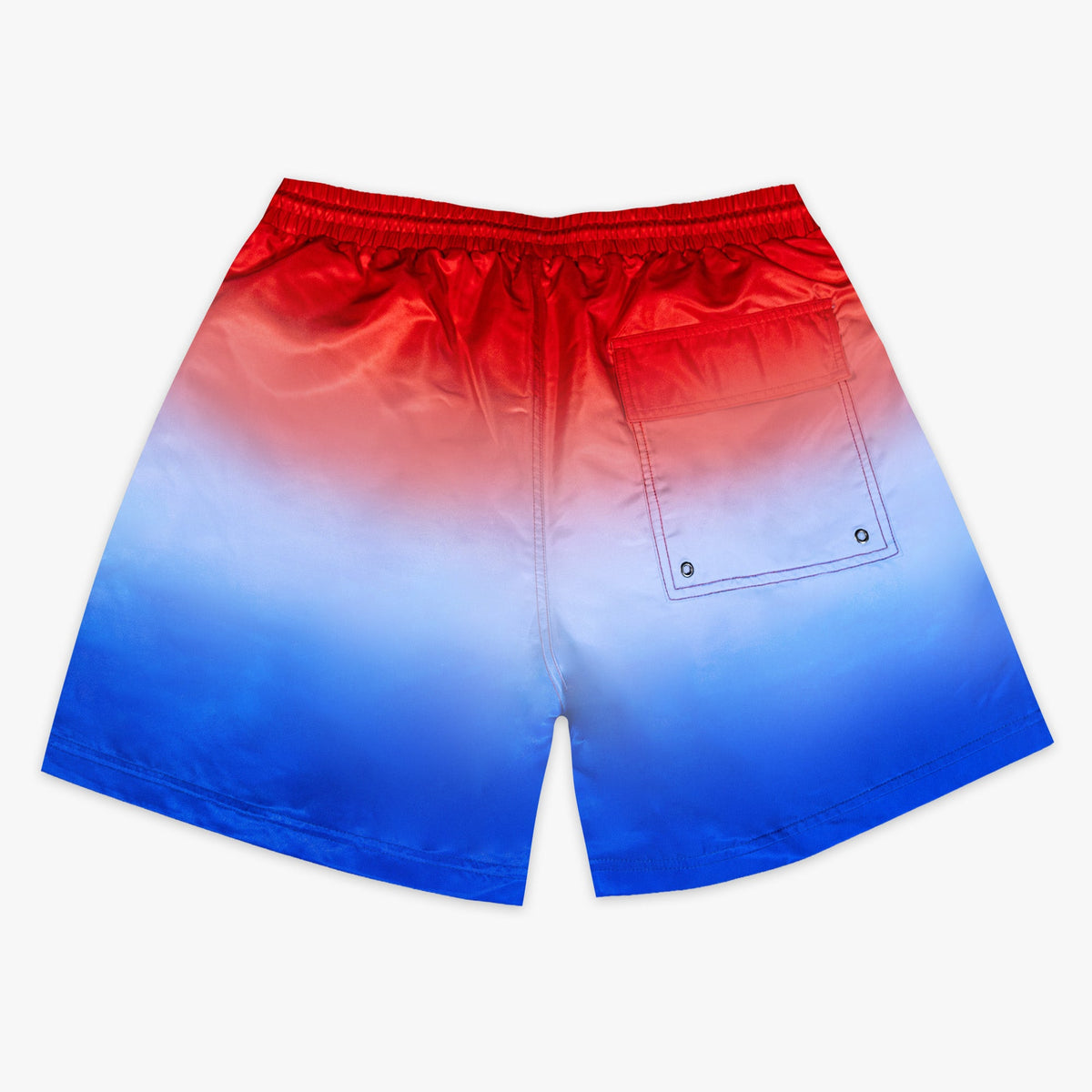 Gradient Swim Trunks - Red/White/Blue