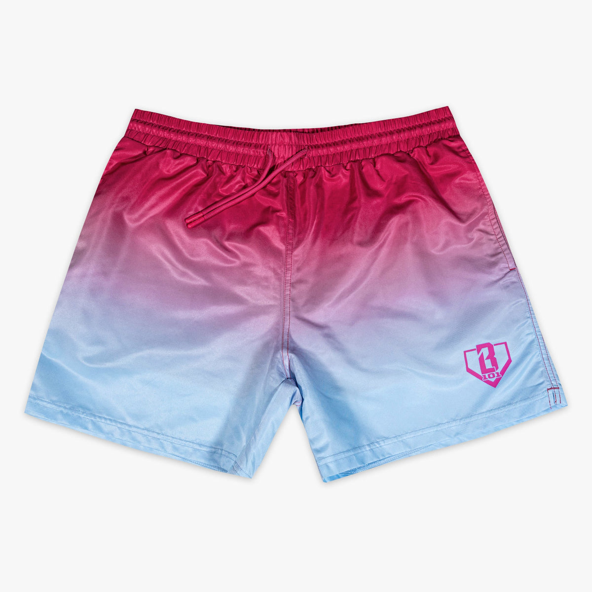 Gradient Youth Swim Trunks - Pink/Blue