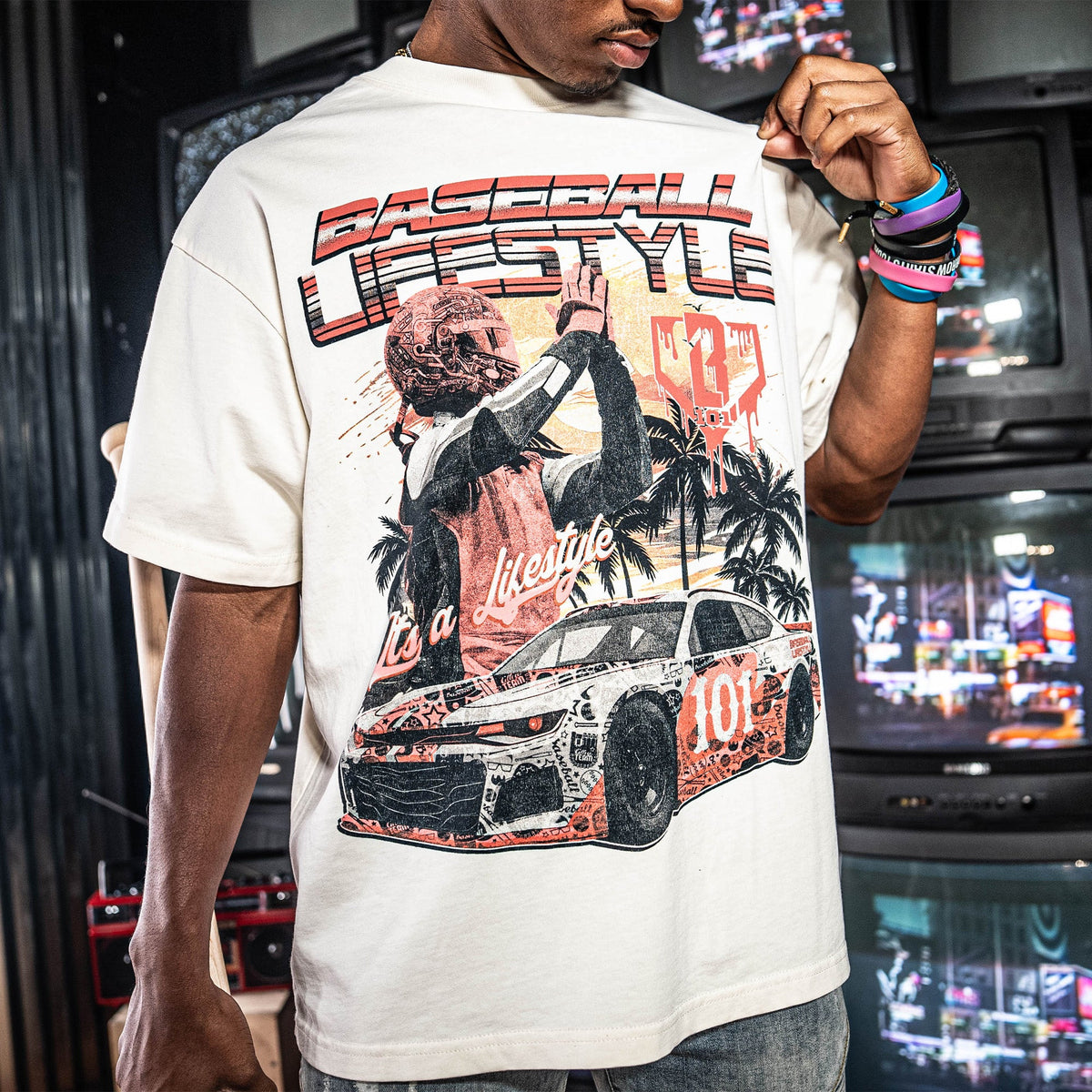 Grand Slam Grand Prix Vintage Relaxed Tee