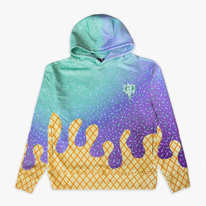 Ice Cream Hoodie - Galaxy Grape
