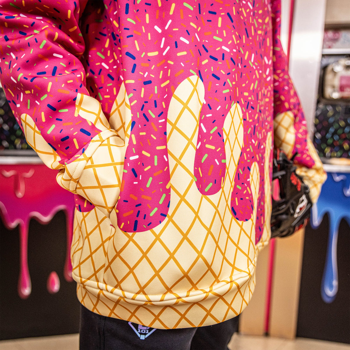 Ice Cream Youth Hoodie - Strawberry