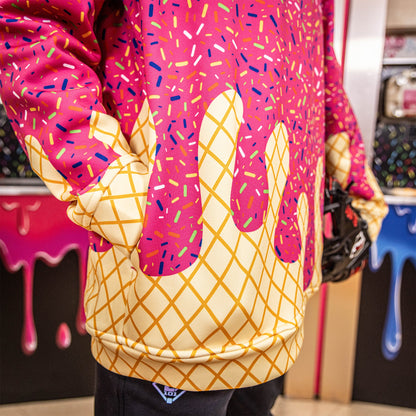 Ice Cream Youth Hoodie - Strawberry