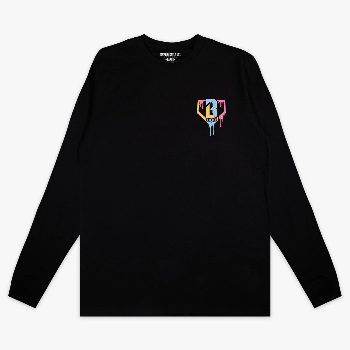 Ice Cream Youth Long Sleeve Tee - Cotton Candy