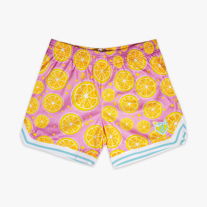 Lemon Squeeze Court Shorts - Pink