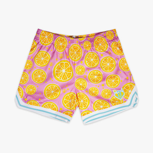 Lemon Squeeze Youth Court Shorts - Pink