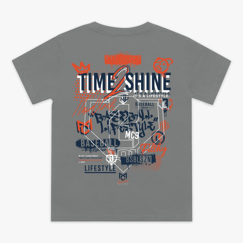 Max Clark Youth Tee - Gray