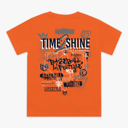 Max Clark Youth Tee - Orange