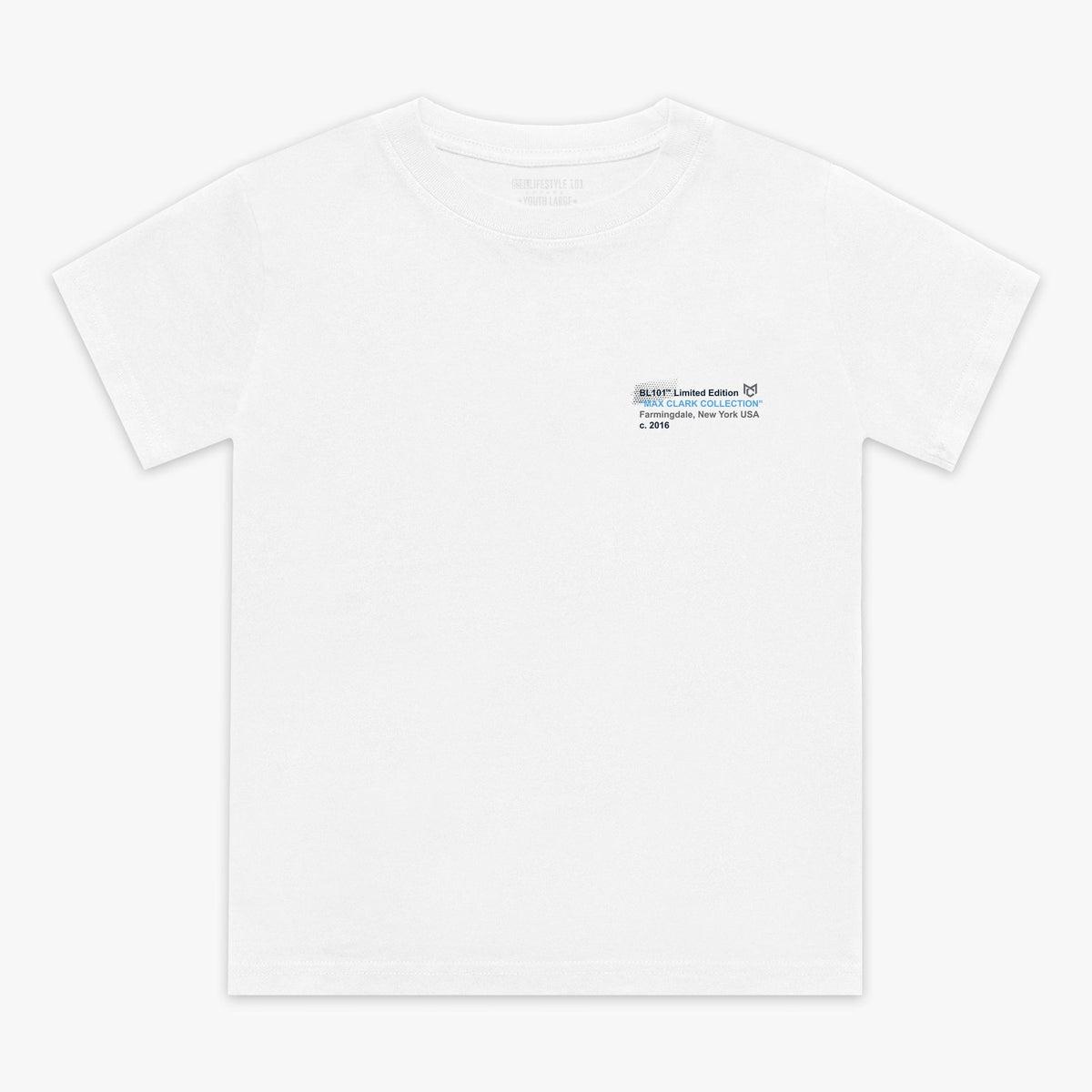 Max Clark Youth Tee - White