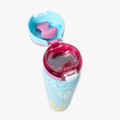 Mesa Loop Water Bottle with Covered Straw - Cotton Candy Ice Cream