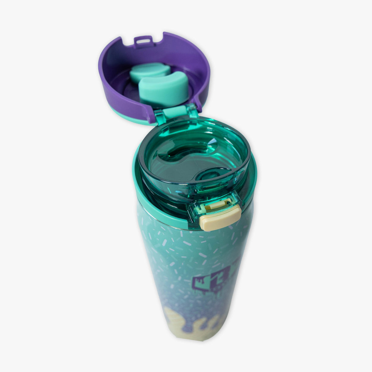 Mesa Loop Water Bottle with Covered Straw - Galaxy Grape Ice Cream