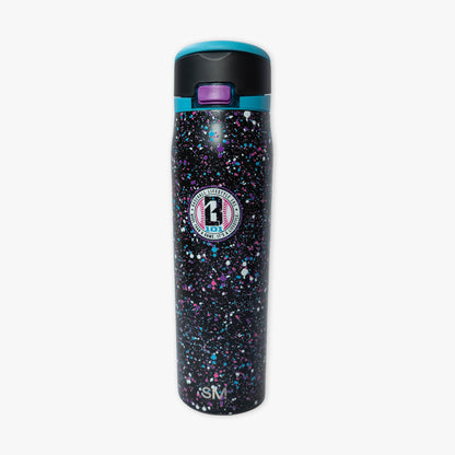 Mesa Loop Water Bottle with Covered Straw - Splatter Galaxy