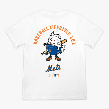 New York Mets Ice Cream Cap Youth Tee
