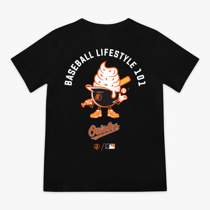 Baltimore Orioles Ice Cream Cap Youth Tee