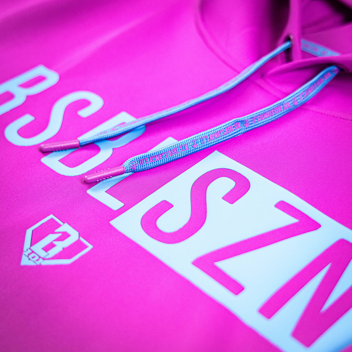 BSBL-SZN Short Sleeve Hoodie V3 - Cotton Candy Pink