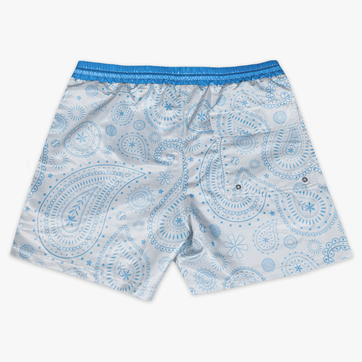 Paisley Swim Trunks - Gray