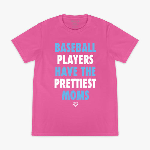 Baseball Players Have The Prettiest Moms Tee - Pink/Blue