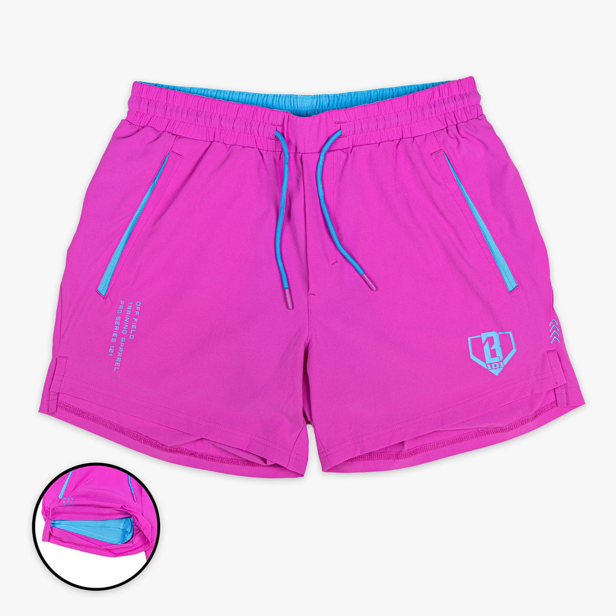 Pro Series Youth Shorts V2 with Liner - Cotton Candy Pink