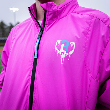 Rain Delay Youth Jacket - Cotton Candy Pink