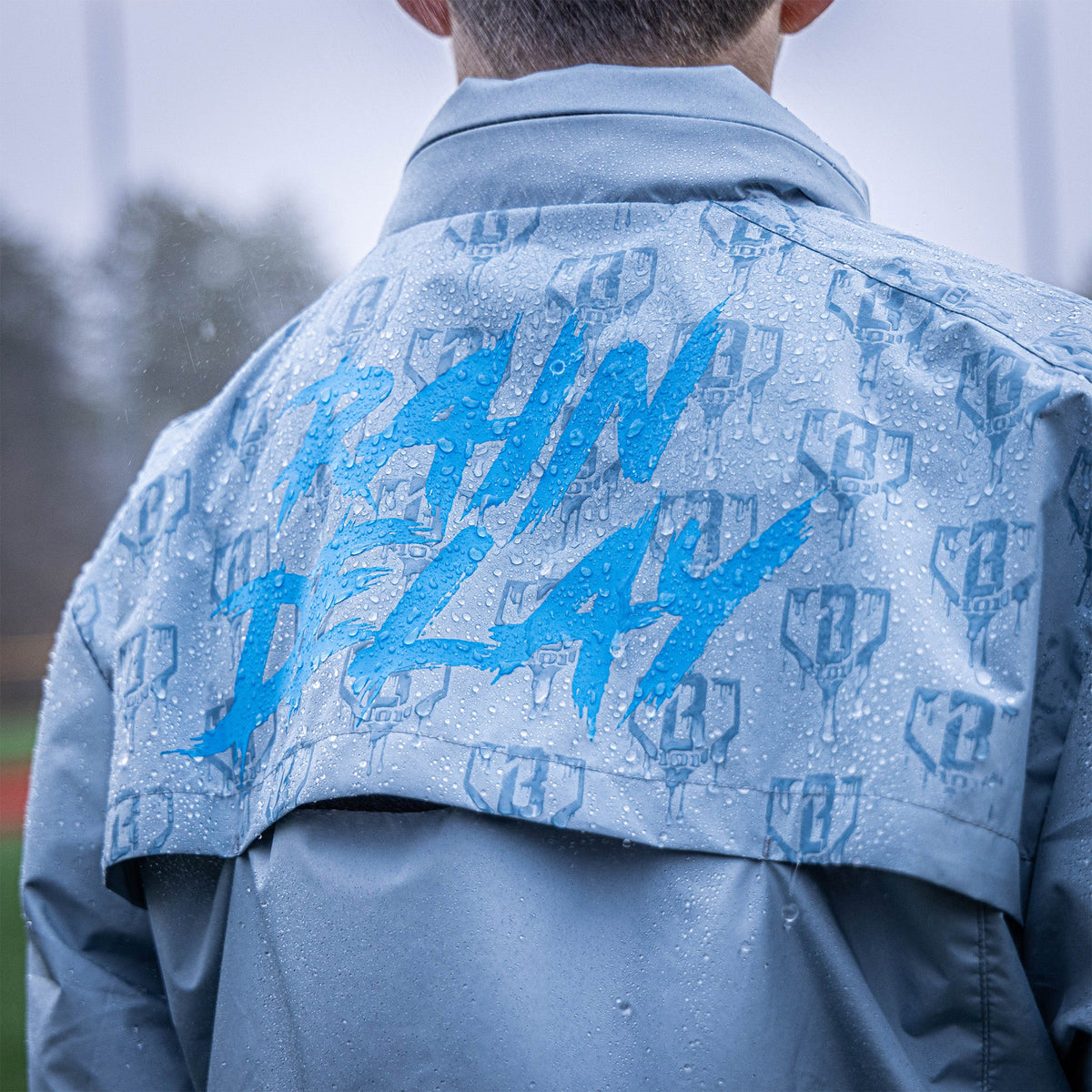 Rain Delay Youth Jacket - Gray