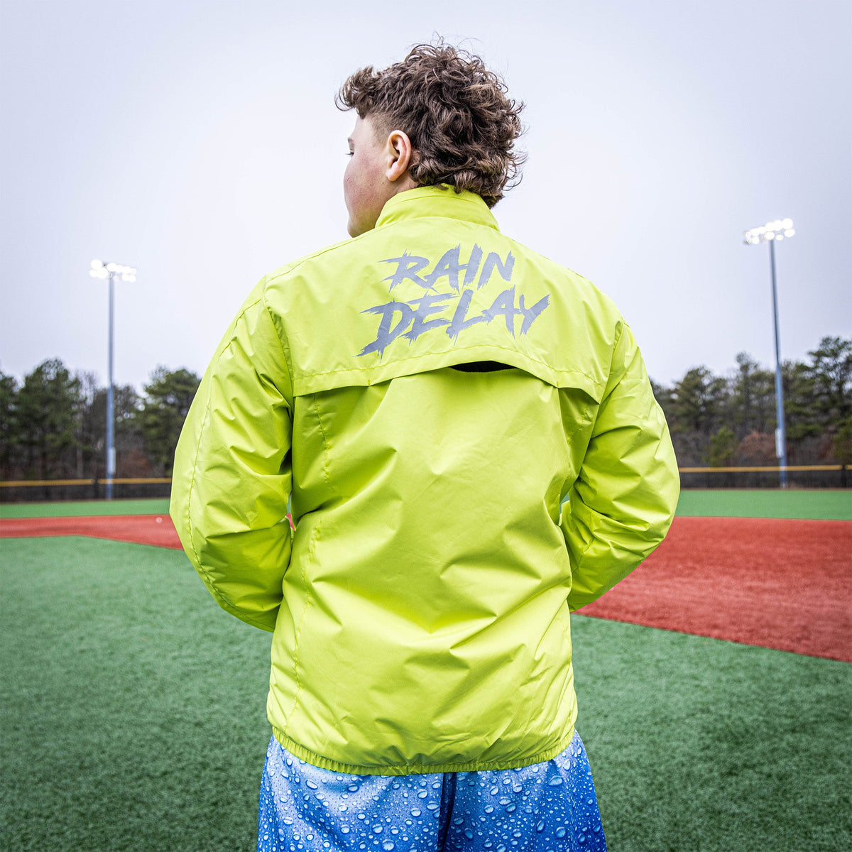 Rain Delay Youth Jacket - Yellow