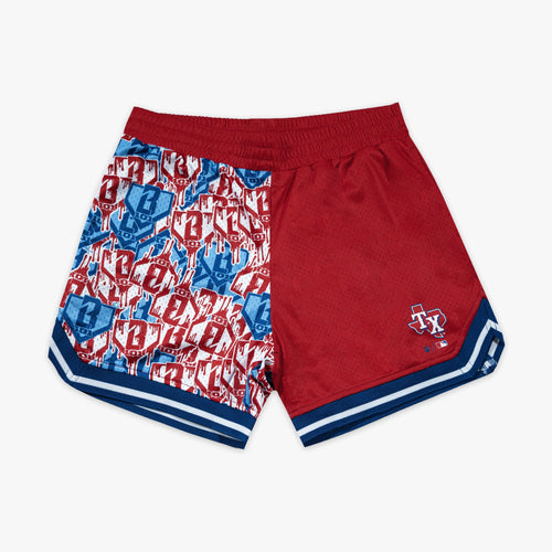 Texas Rangers Sticker Court Shorts