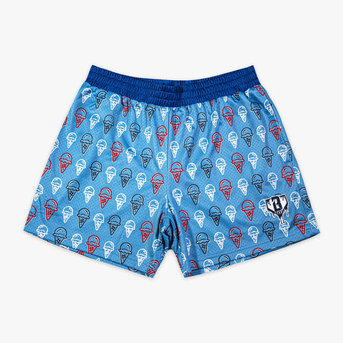 Scoops Ice Cream Shorts - Light Blue