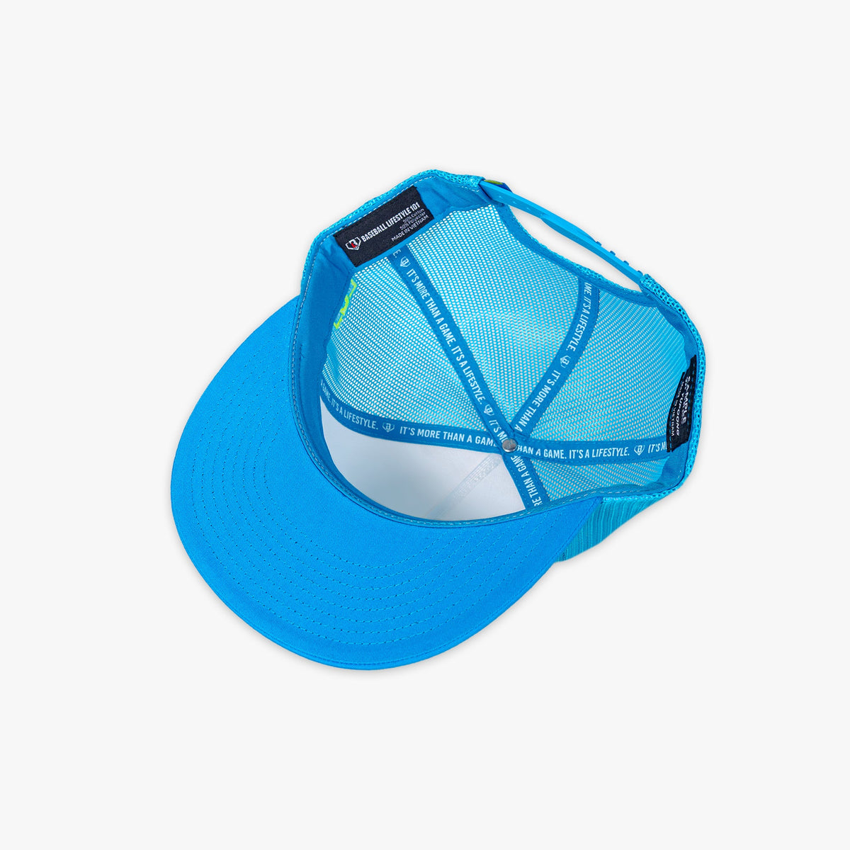 Signature Mesh Snapback Hat - Blueberry Lemonade