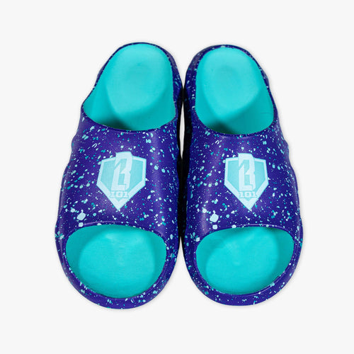 Youth Slides - Splatter Purple