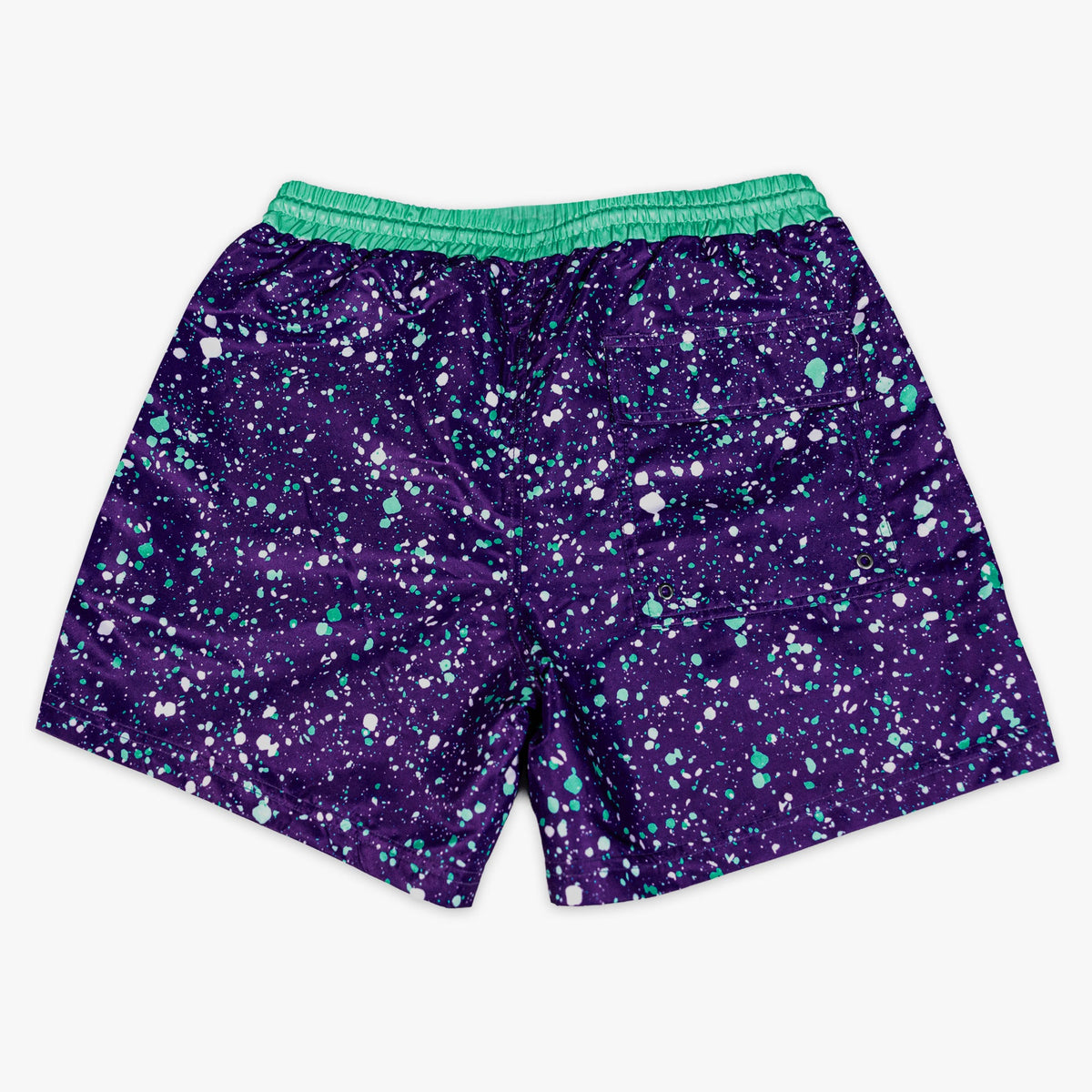 Splatter Swim Trunks - Purple