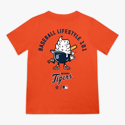 Detroit Tigers Ice Cream Cap Youth Tee