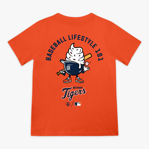 Detroit Tigers Ice Cream Cap Youth Tee