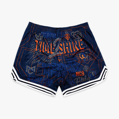 Time 2 Shine Icons Court Shorts - Navy
