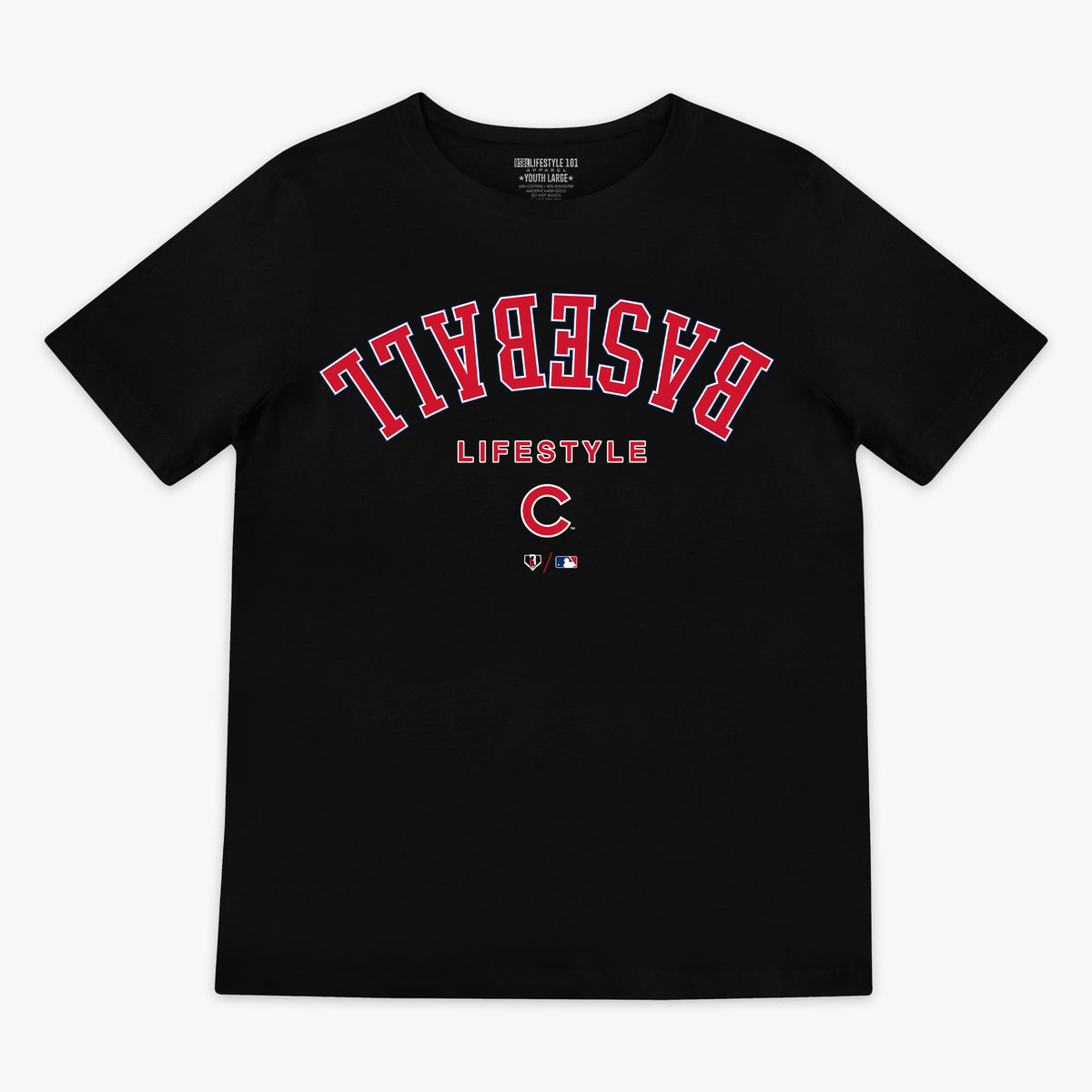 Chicago Cubs Upside Down Youth Tee