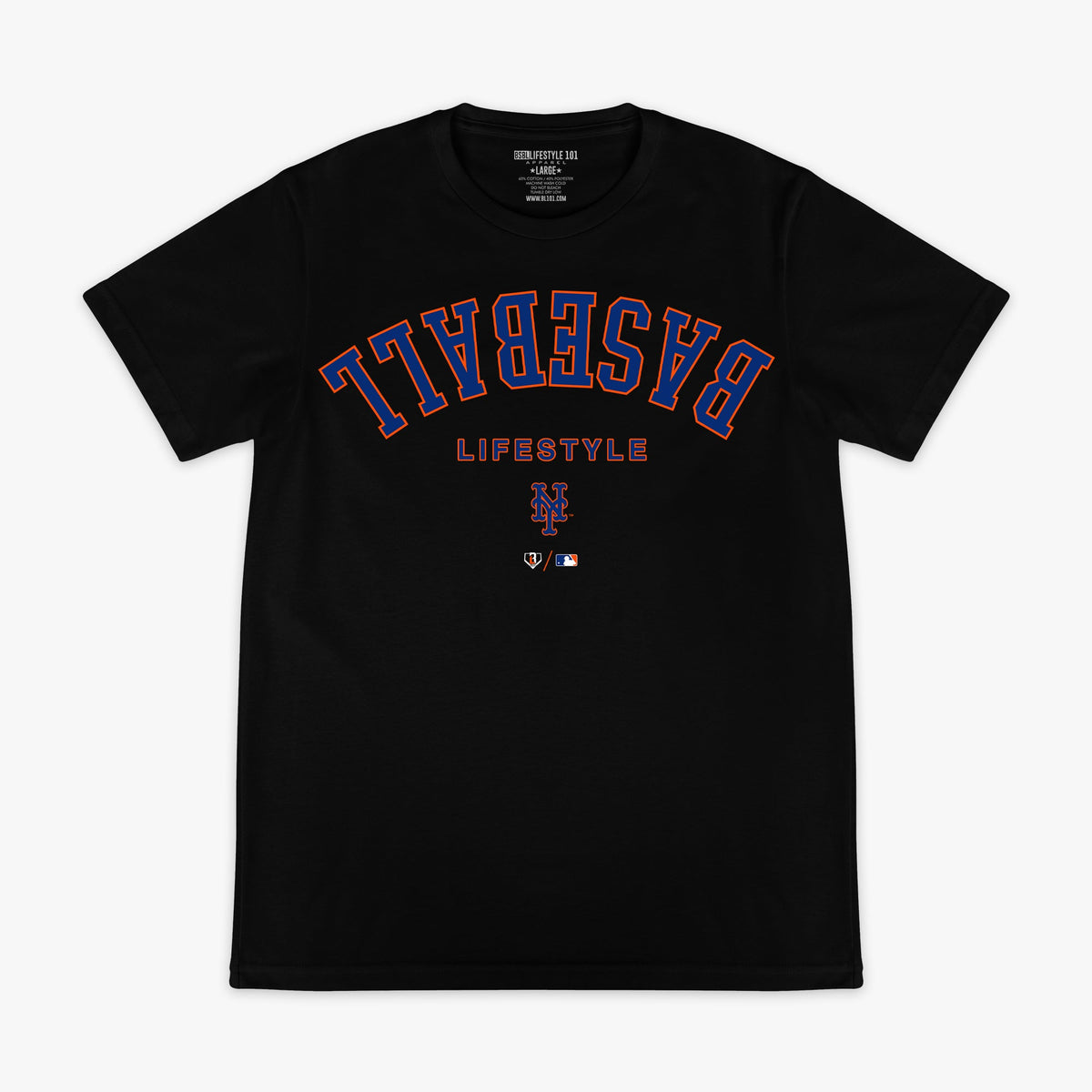 New York Mets Upside Down Tee