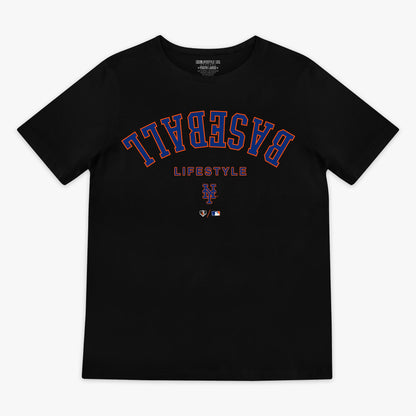 New York Mets Upside Down Youth Tee