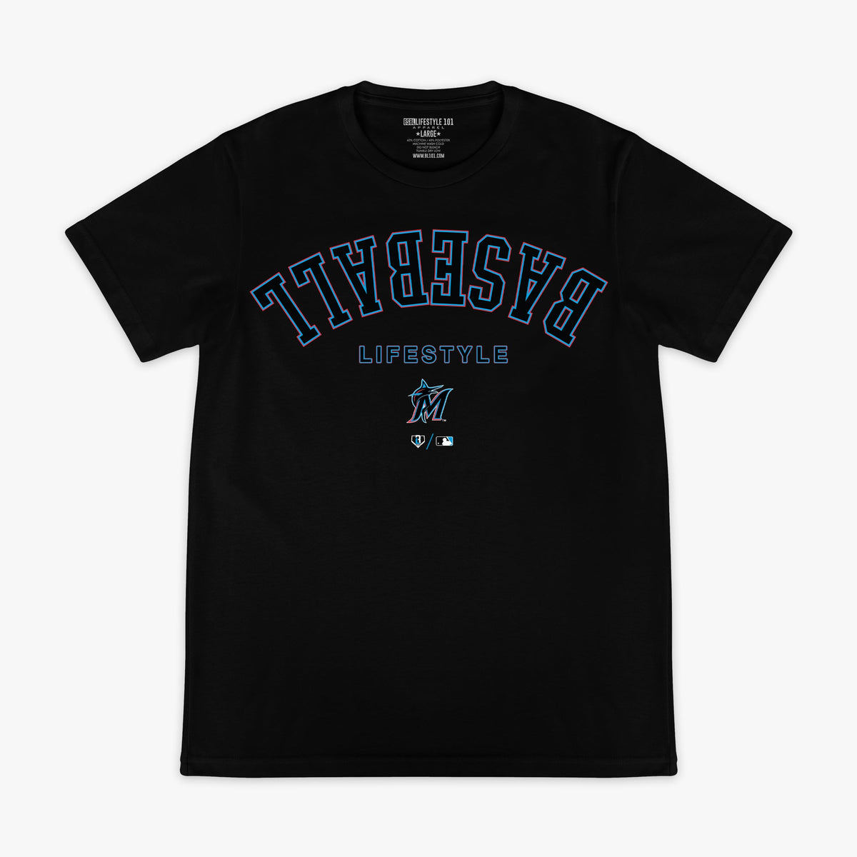 Miami Marlins Upside Down Tee